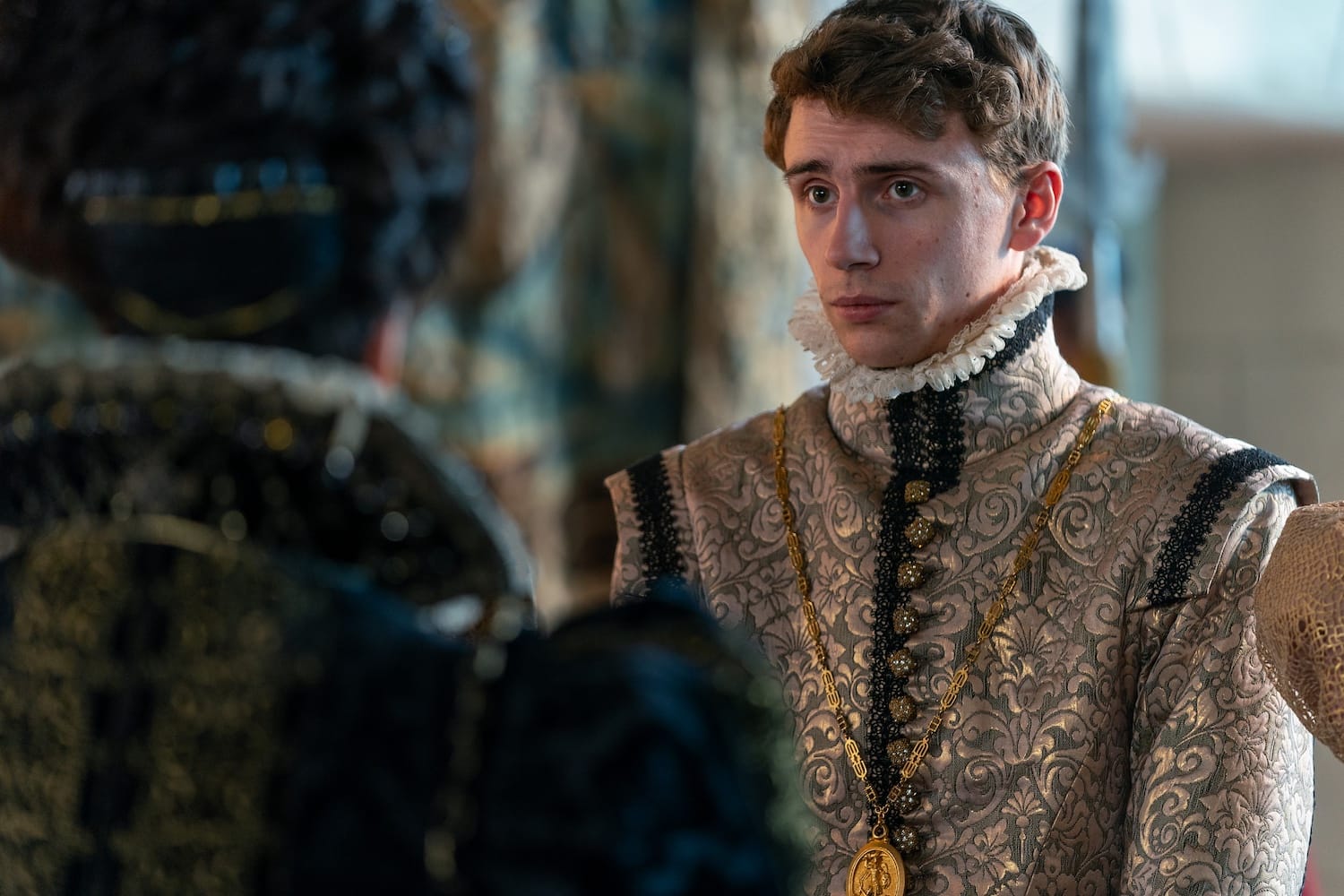 Catherine (Samantha Morton) and her son Hercule (Scott Folan).