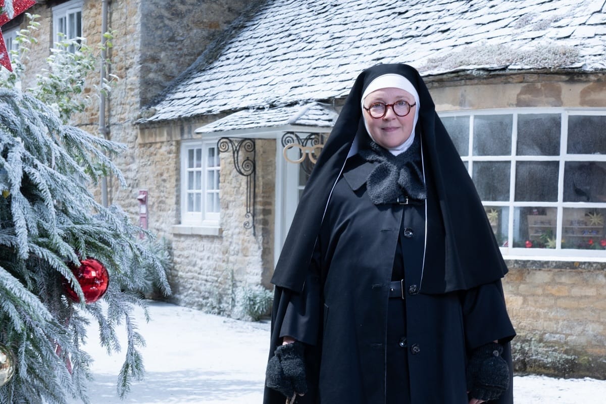 Lorna Watson in the "Sister Boniface Mysteries" Christmas Special 2024