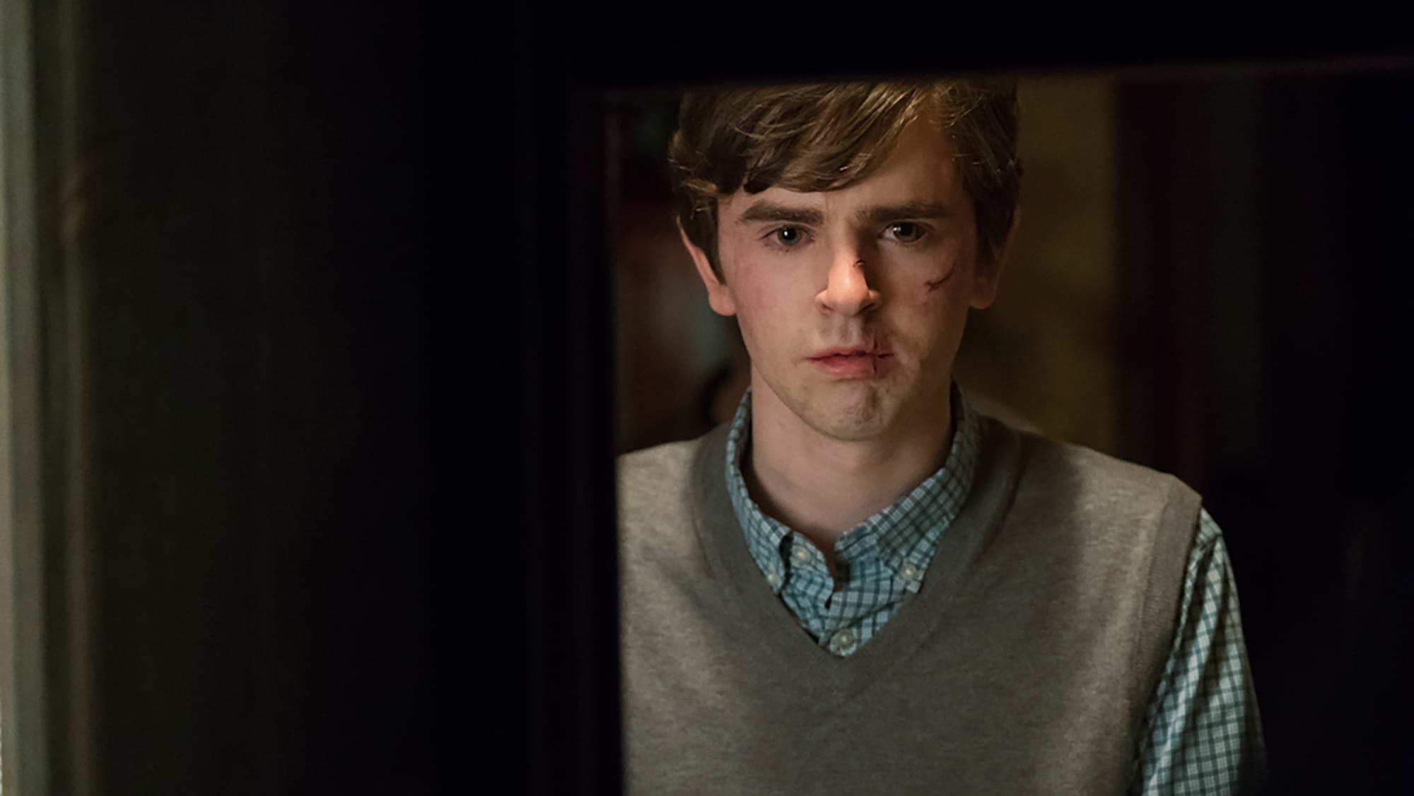 Freddie Highmore as Young Norman Bates in 'Bates Motel'