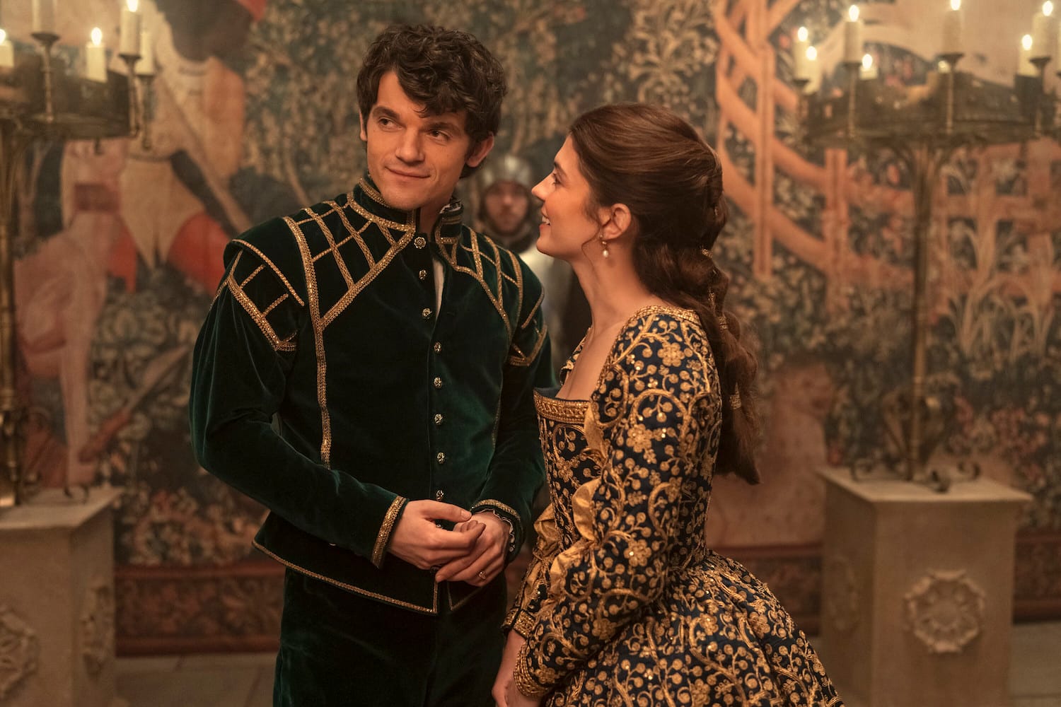 Emily Bader and Edward Bluemel in "My Lady Jane"