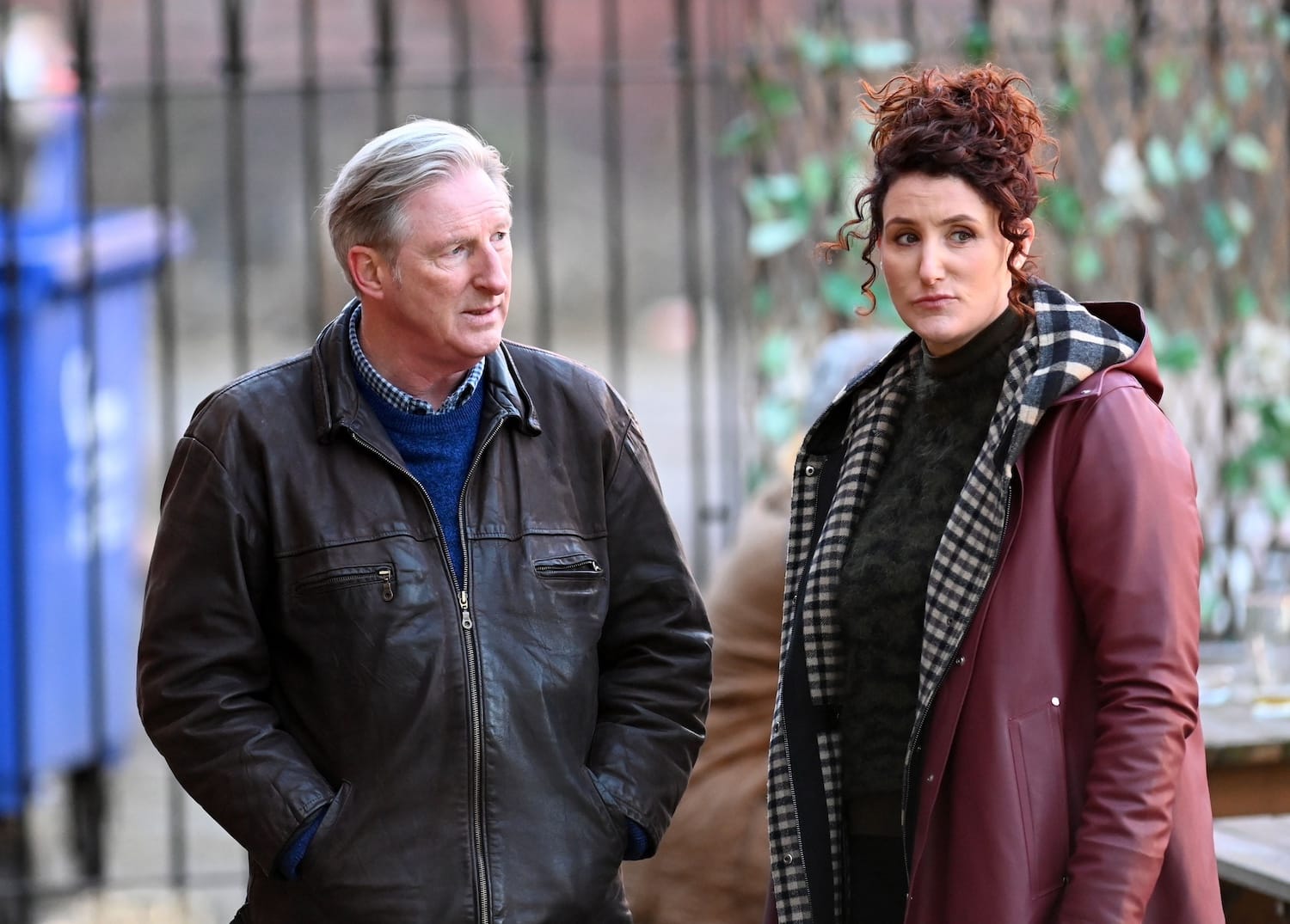 Alex Ridley (Adrian Dunbar) and DI Carol Farman (Bronagh Waugh).