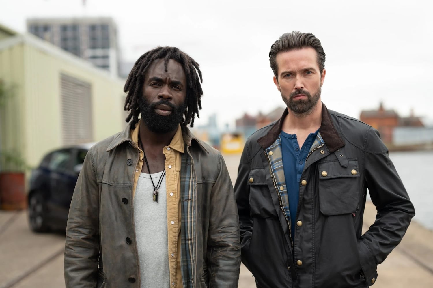 DC Steve Bradshaw (Jimmy Akingbola) and DI Kieran Shaw (Emmett J. Scanlan).