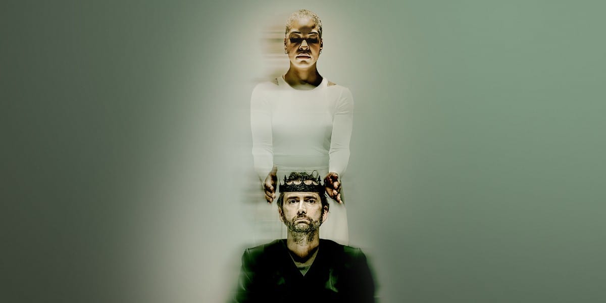 David Tennant and Cush Jumbo as Macbeth and Lady MacBeth in 'Macbeth'