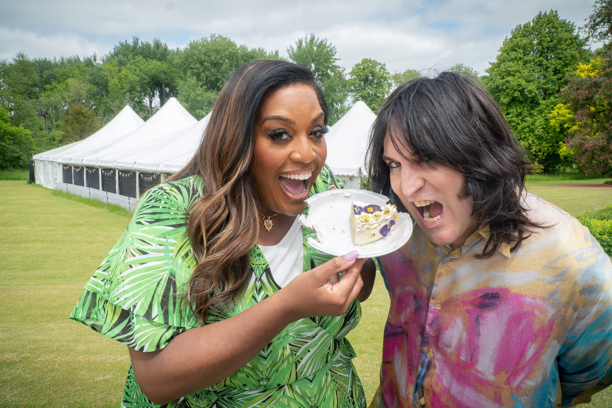 Alison Hammond and Noel Fielding are the hosts for The Great British Baking Show Season 15