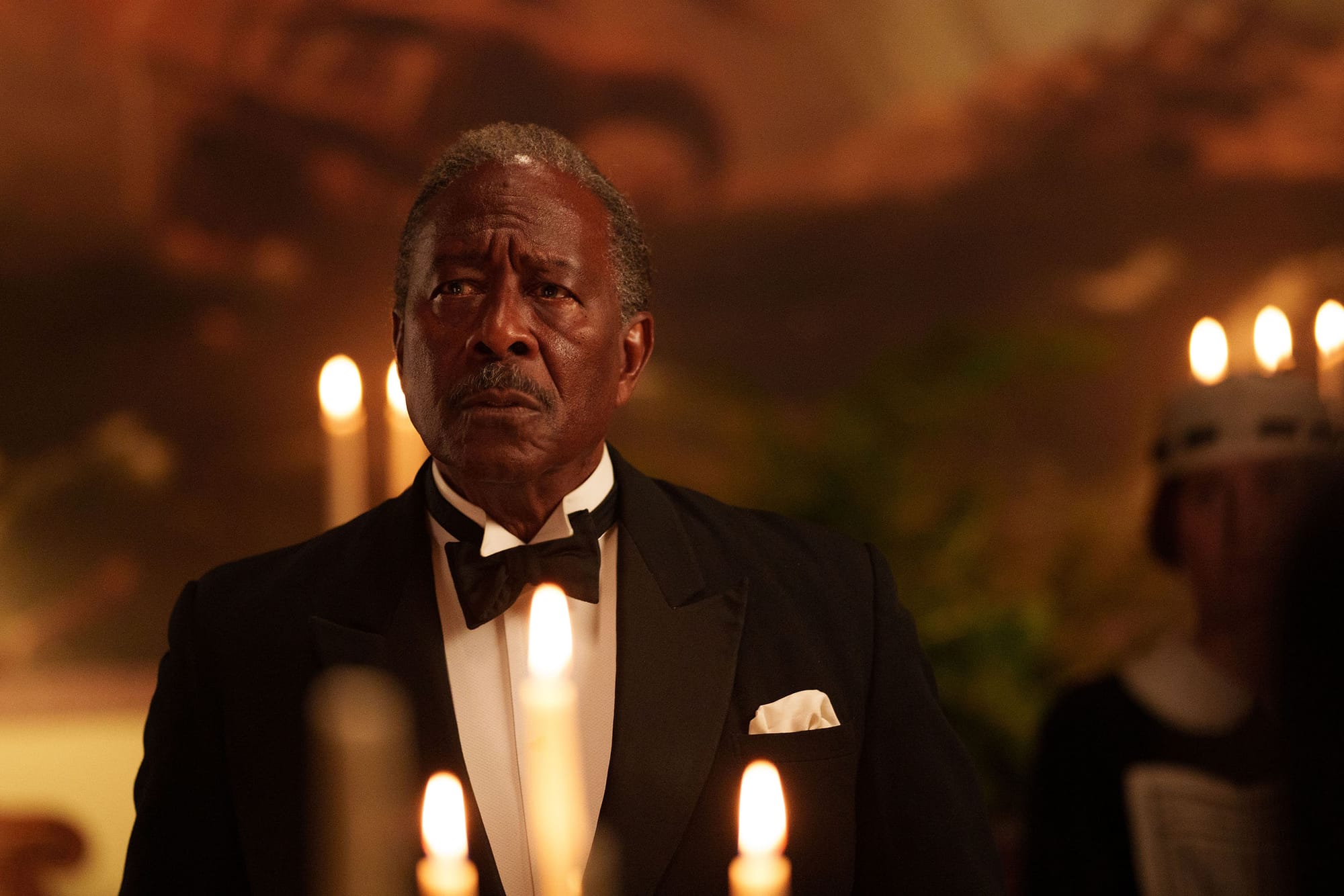 Clarke Peters as Mr Treves in 'Towards Zero'