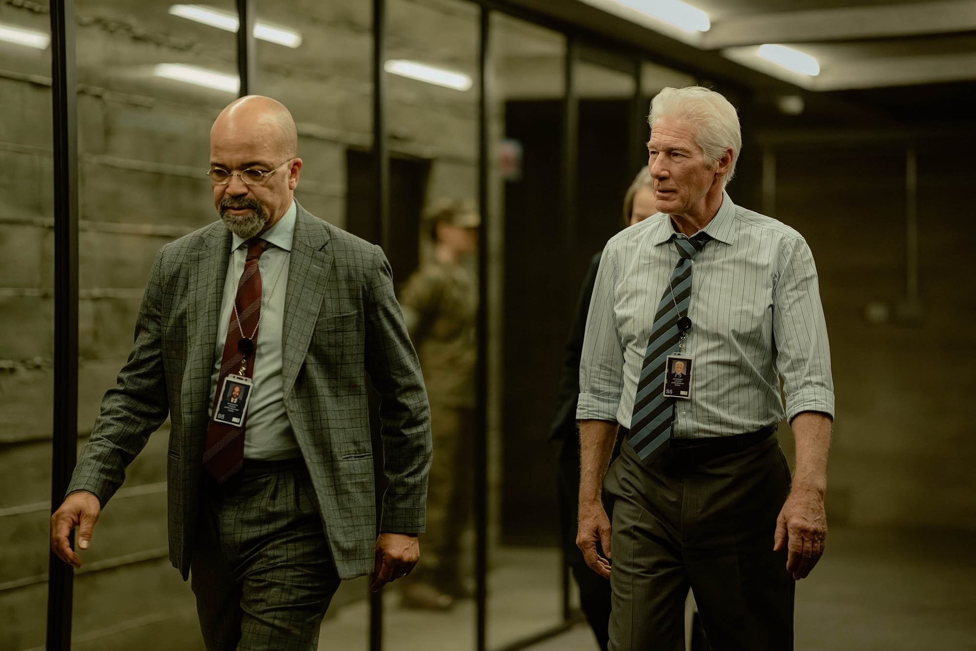 Jeffrey Wright as Henry and Richard Gere as Bosko in 'The Agency' Season 1