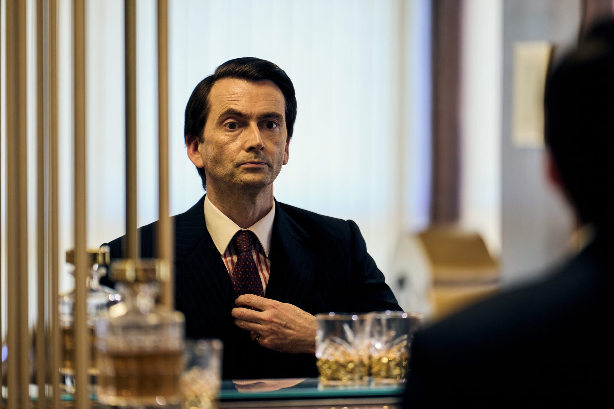 David Tennant as Lord Baddingham in 'Rivals' Season 1