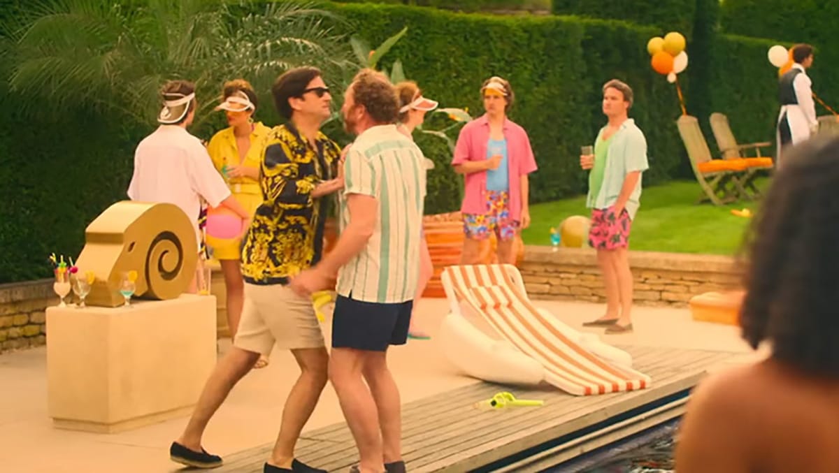 David Tennant as Lord Baddingham in 'Rivals' Season 1