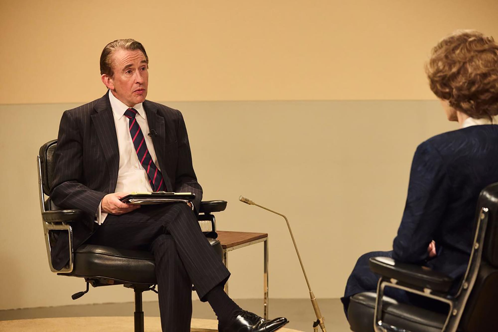 Steve Coogan as Brian Walden in 'Brian and Margaret'