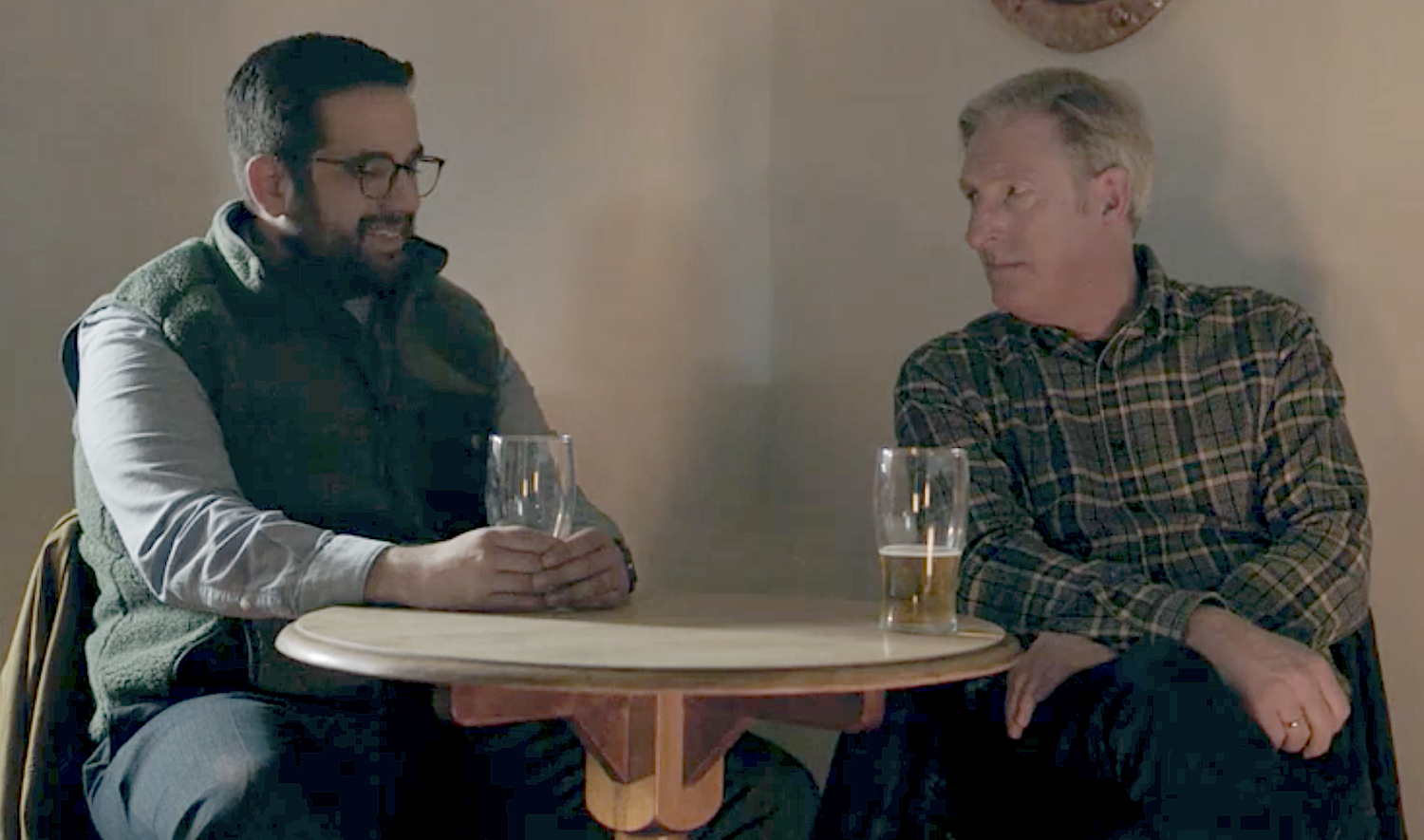 Alex Ridley (Adrian Dunbar) and DC Darren Lakhan (George Bukhari).