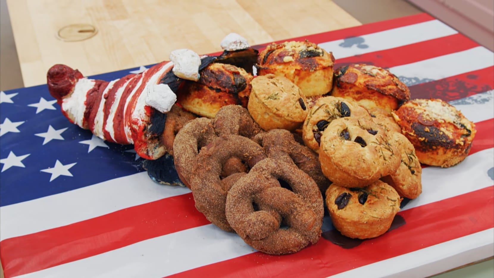 Andy’s New York, Neeeeeeew Yoooork Showstopper from 'The Great British Baking Show's Season 15 Bread Week