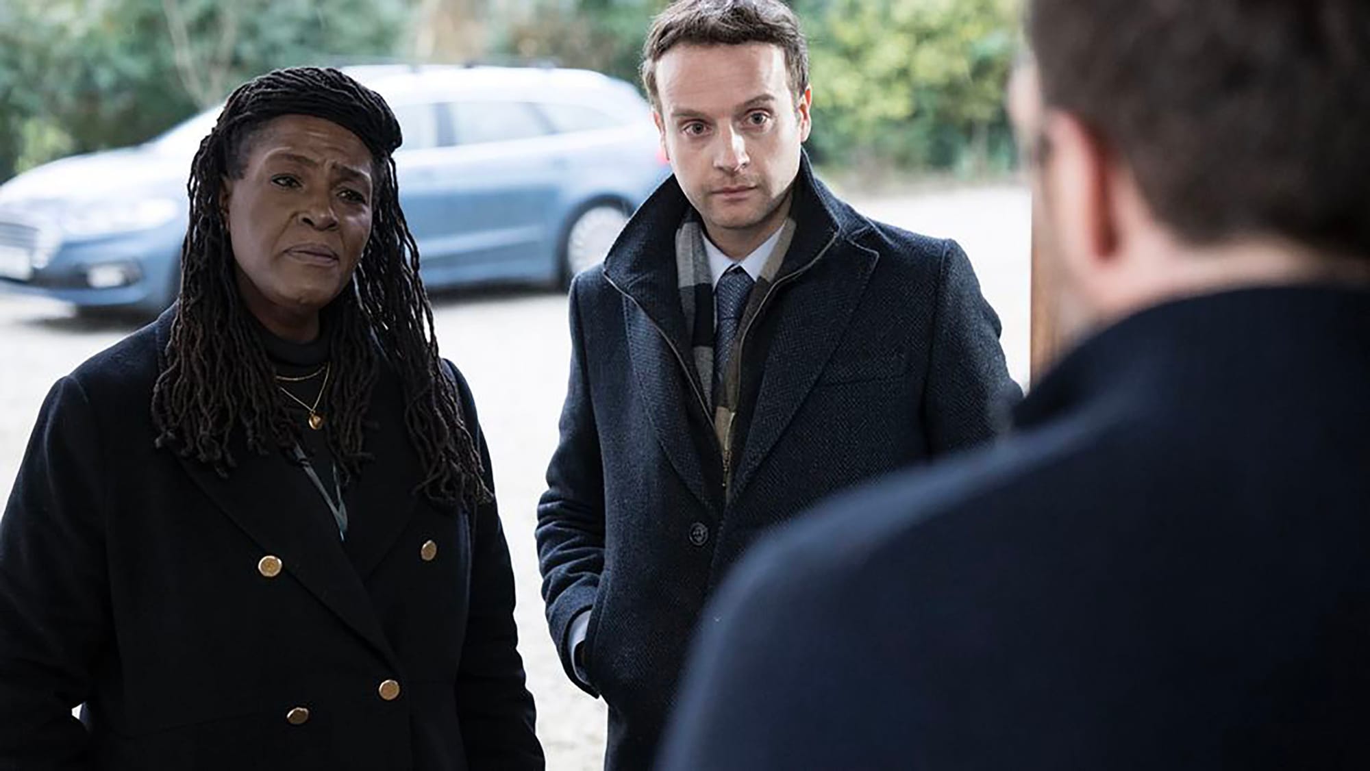 Andrew Gower as DS Harper, Sharon D. Ellis as DCI Ellis in 'Inspector Ellis'&nbsp;