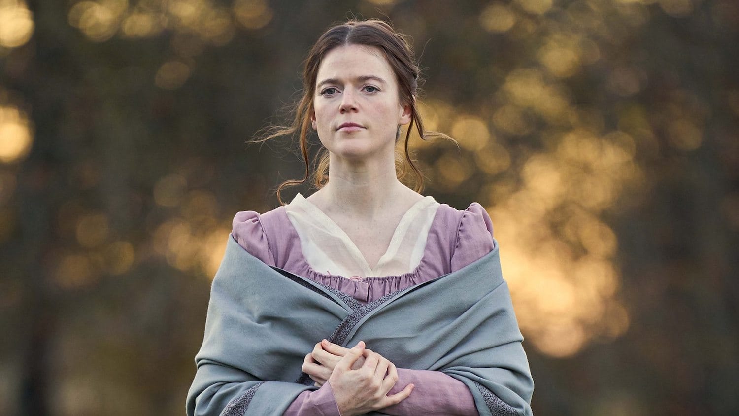 Rose Leslie in "Miss Austen"
