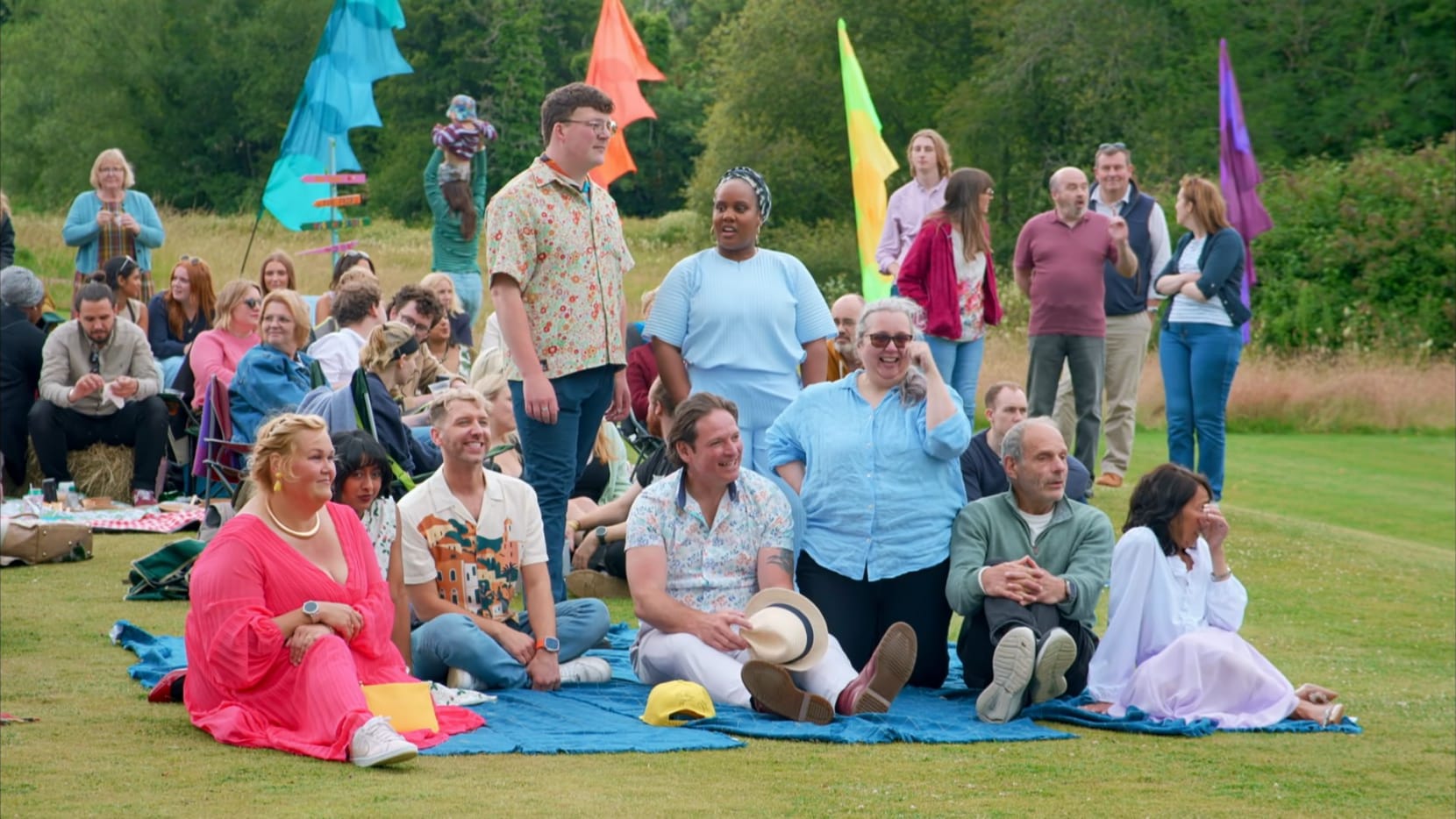 The rest of The Great British Baking Show Season 15 contestants await the results in the finale