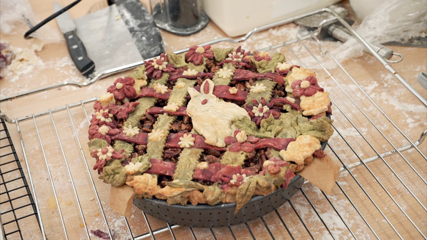 Sumayah’s ‘Butternut &amp; Pecan Pie’ Signature from 'The Great British Baking Show's Season 15 Autumn Week