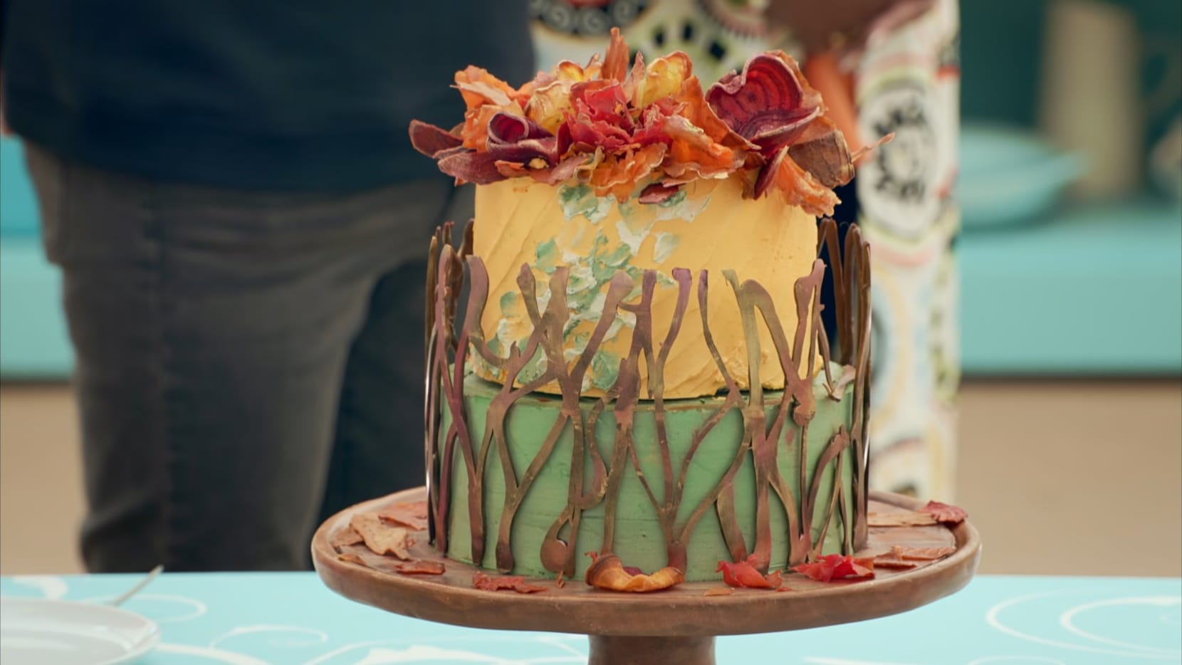 Sumayah’s&nbsp;‘Autumn Leaves’ Showstopper from 'The Great British Baking Show's Season 15 Autumn Week