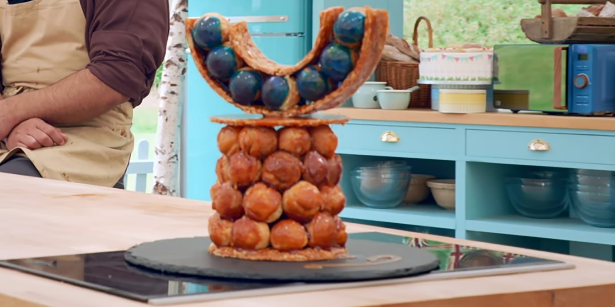Dylan’s ‘Sci-Fi Stack’ Signature from 'The Great British Baking Show's Season 15 1970s Week&nbsp;