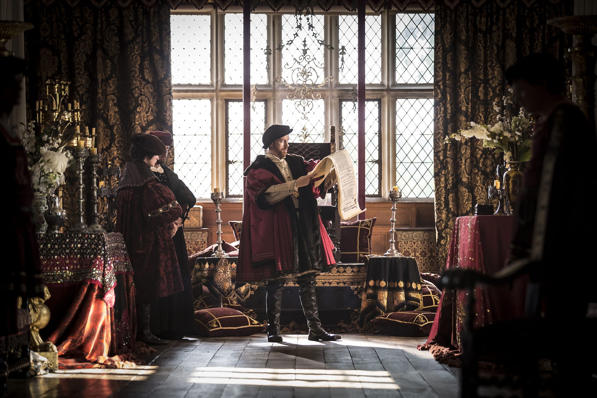 Damian Lewis as Henry VIII in 'Wolf Hall' Season 1