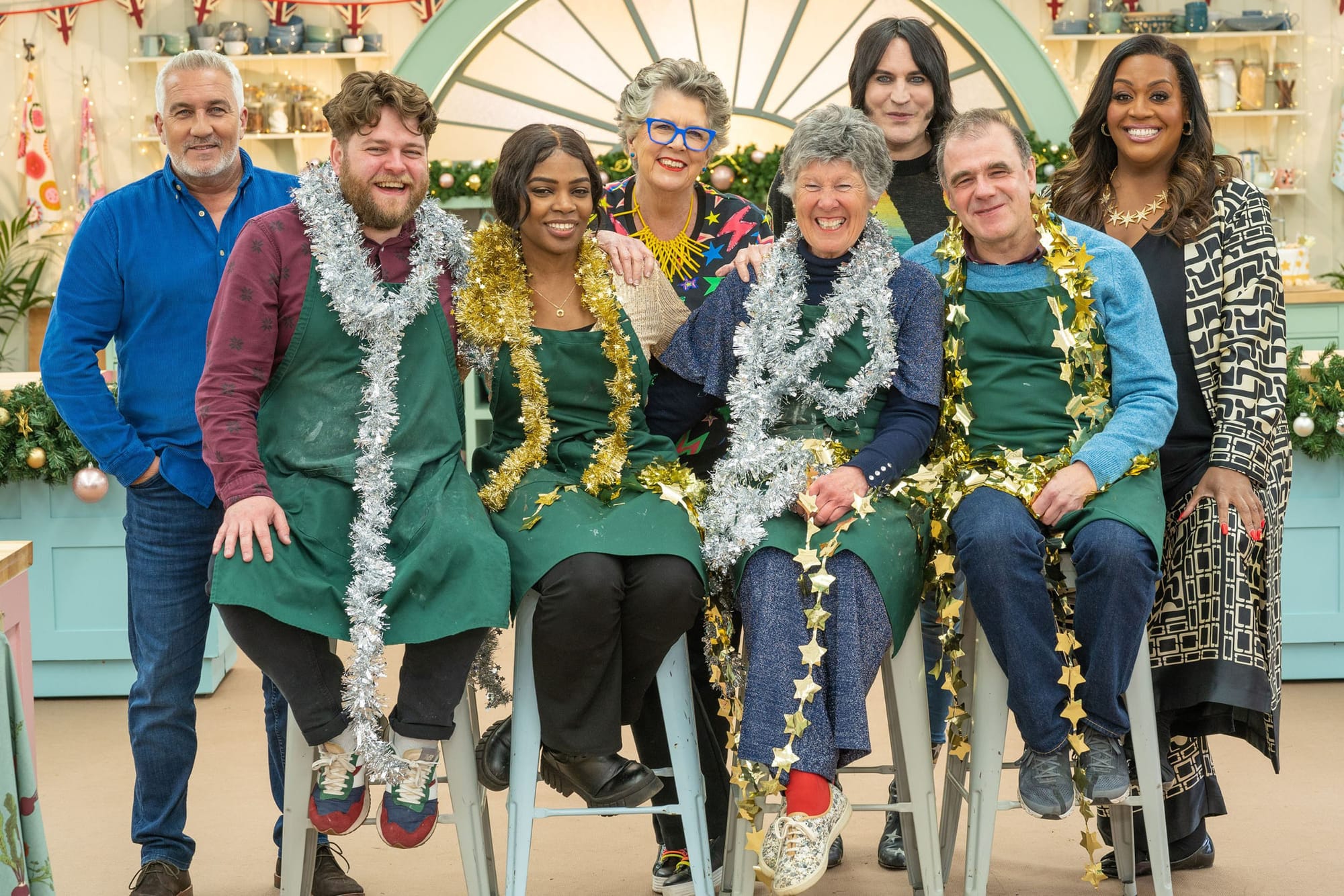 Mark, Maxy, Maggie and Jürgen return in 'The Great British Baking Show: Holidays' Season 7