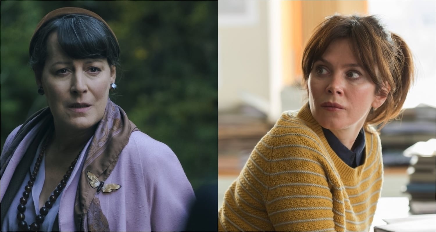 Rebecca Root in AMC's "Monsieur Spade" and Anna Friel in Netflix's "Marcella"