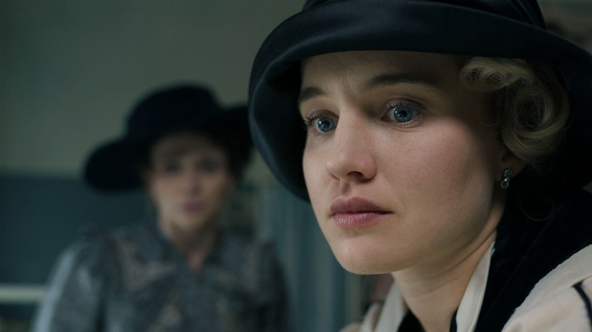 Charlene Mckenna as Leah Liebermann and Luise Von Finckh as Clara Weiss in 'Vienna Blood' Season 4