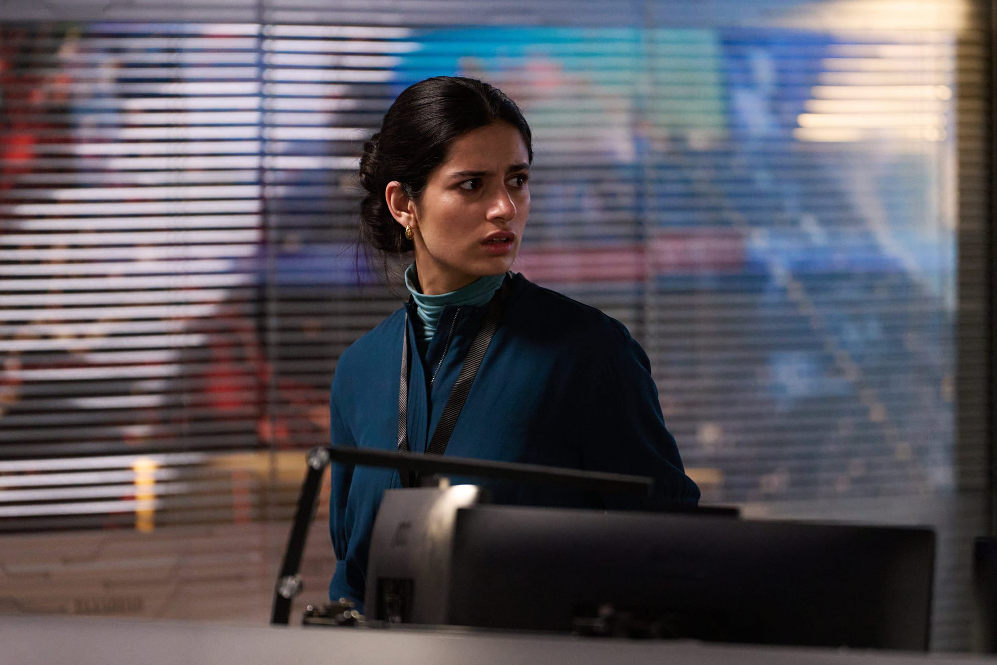 Hannah Khalique-Brown as GCHQ Malware intern Saara Parvin in 'The Undeclared War' Season 2.&nbsp;