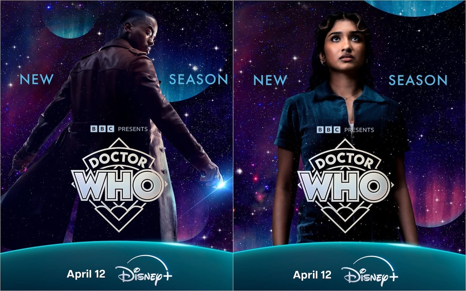 Promo posters for "Doctor Who" Season 2