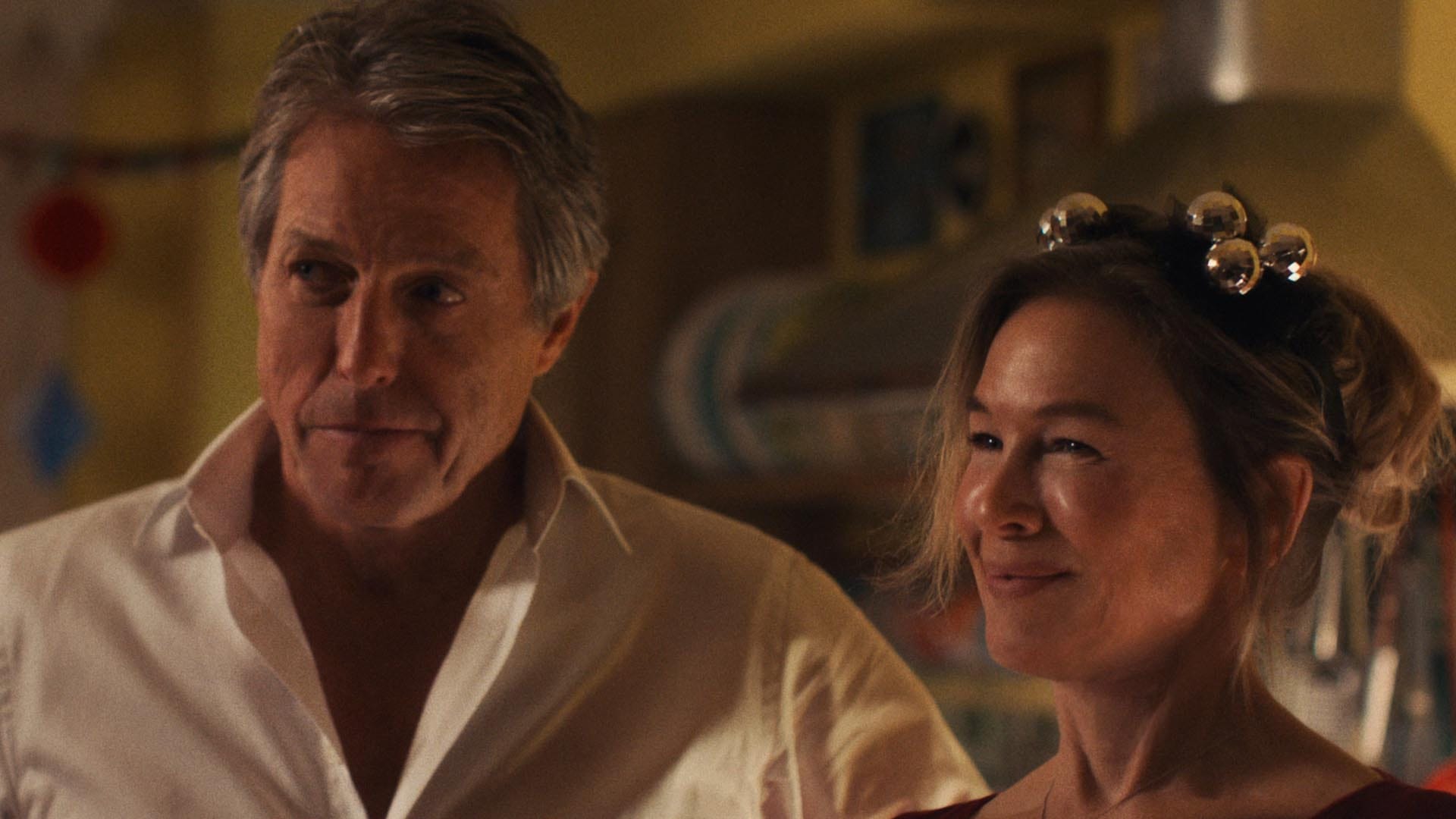 Hugh Grant as Daniel, Renée Zellweger as Bridget in 'Bridget Jones: Mad About the Boy'&nbsp;