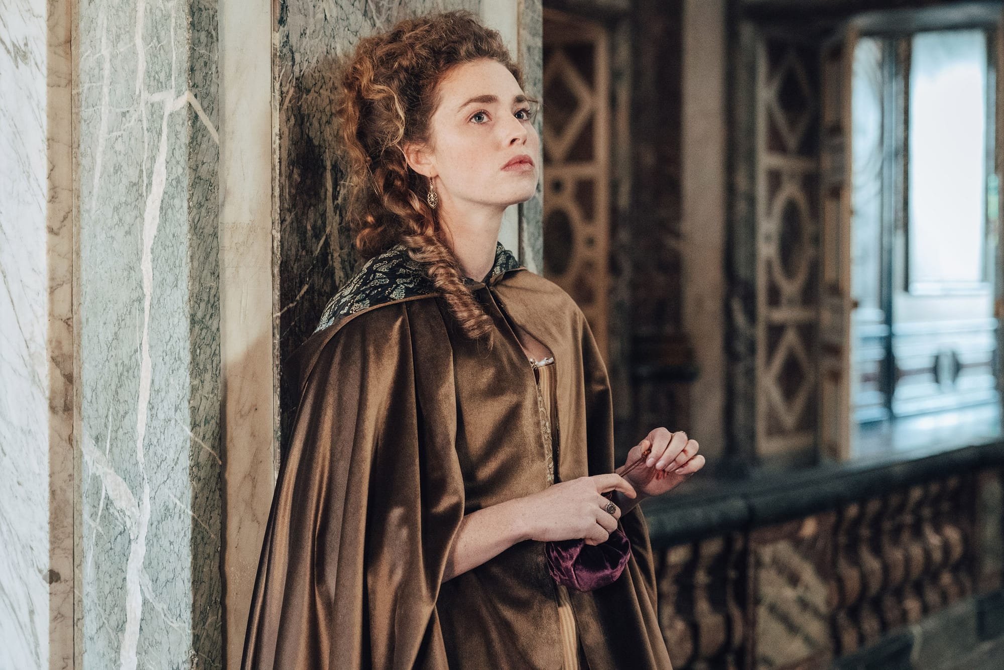 Freya Mavor as Jeanne in 'Marie Antoinette' Season 2