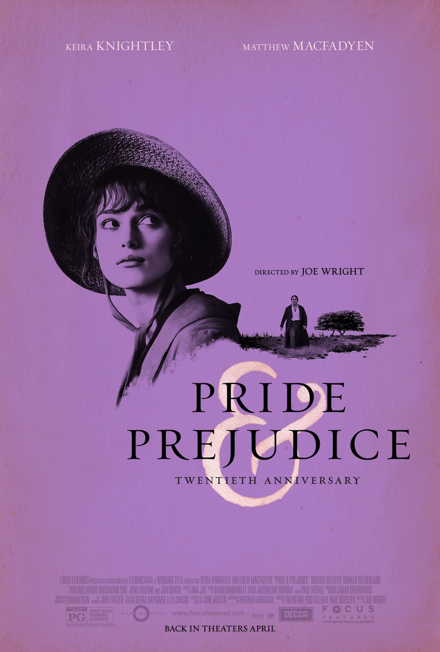 The 20th anniversary poster for "Pride and Prejudice"