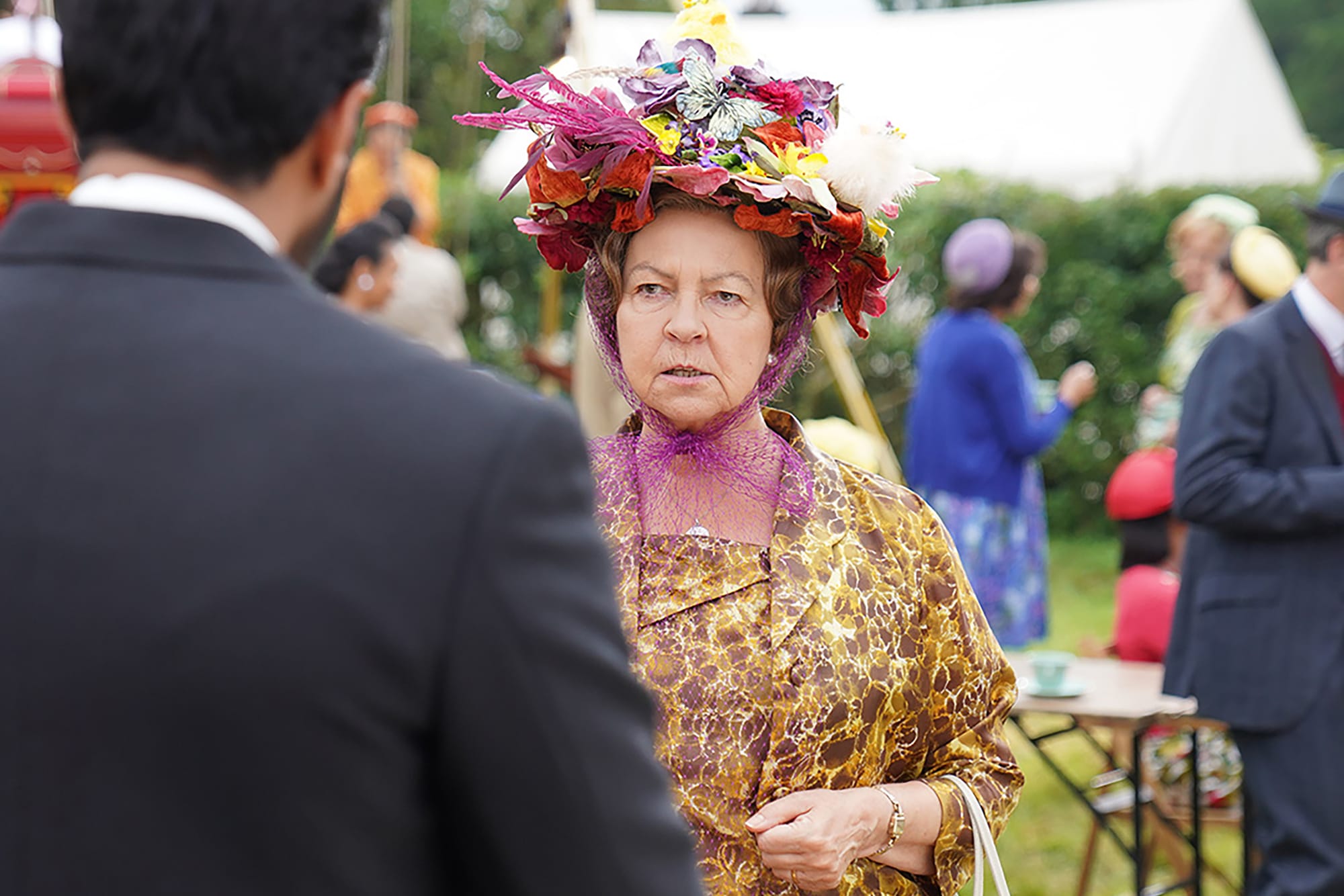 Tessa Peake-Jones and Rishi Nair in 'Grantchester' Season 10&nbsp;
