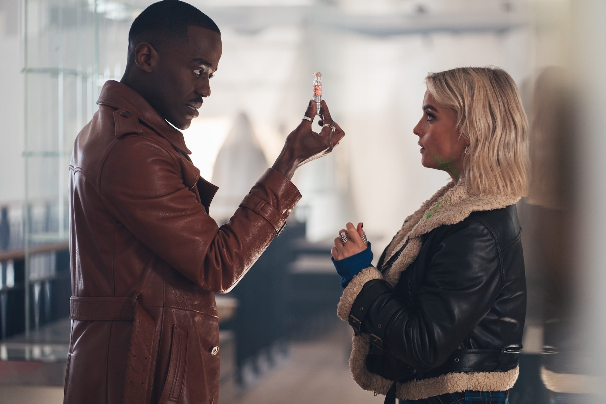 Ncuti Gatwa and Millie Gibson in "Doctor Who" Season 2