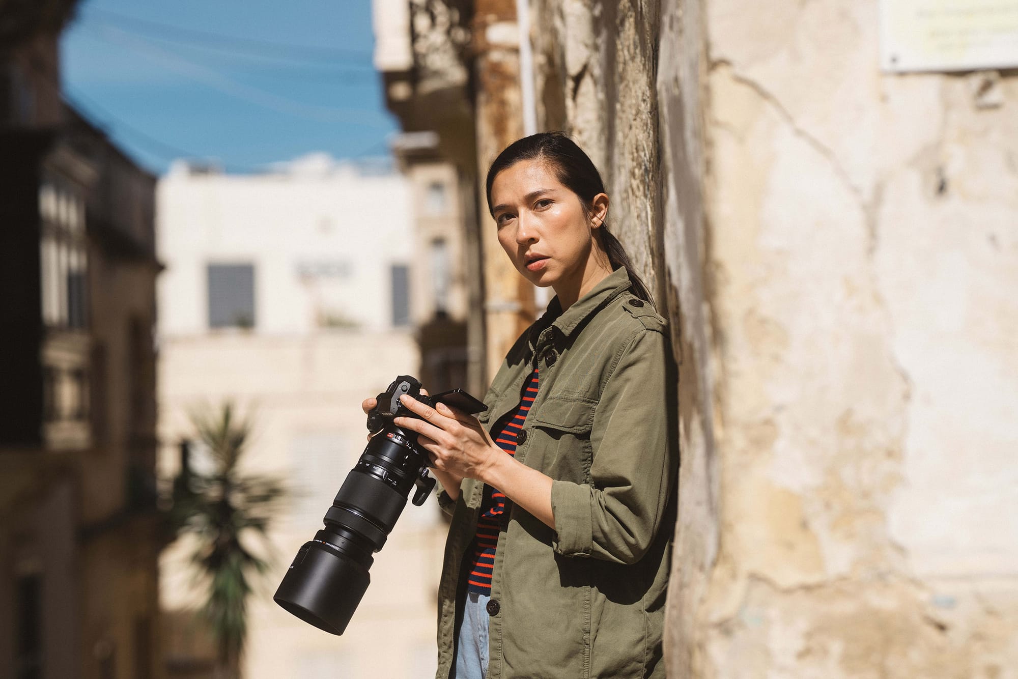 Aoife Hinds as Julie in 'Secret Service'