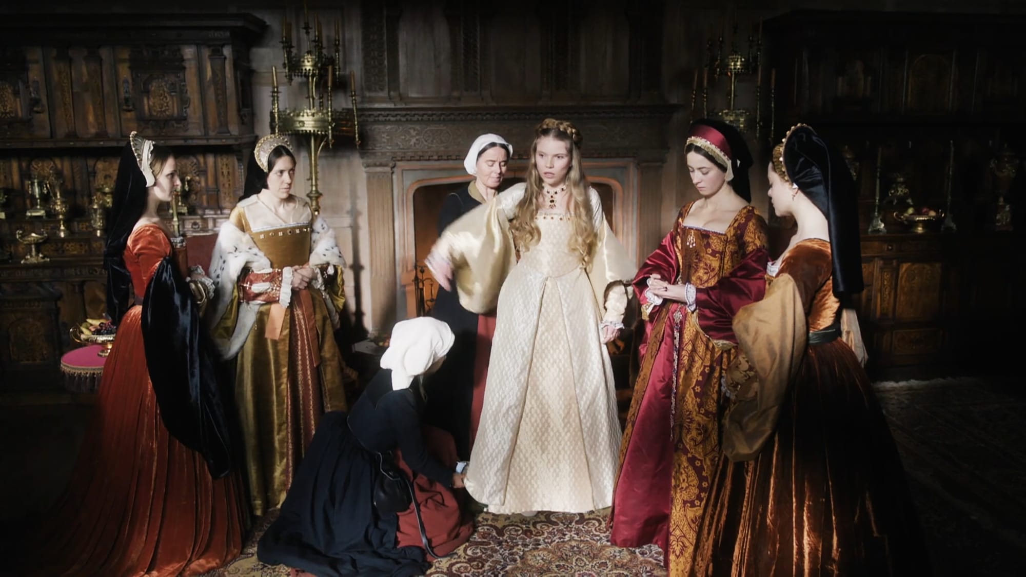 Summer Richards as Katherine Howard in 'Wolf Hall: The Mirror &amp; the Light'