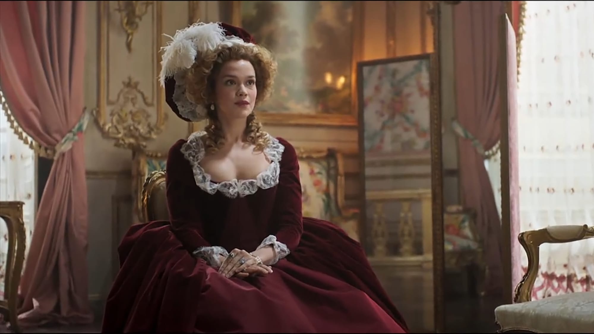 Emilia Schüle as Marie Antoinette in 'Marie Antoinette' Season 2 