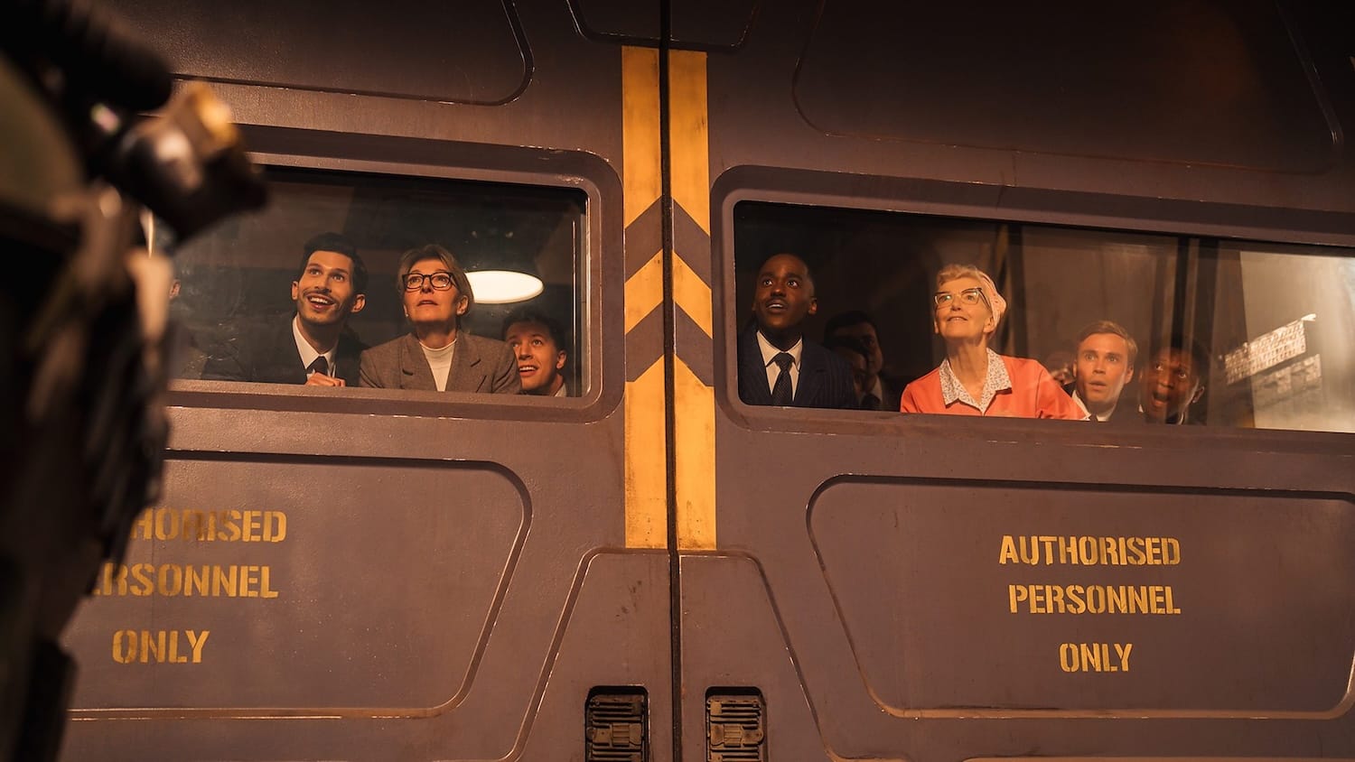 Alexander Devrient, Jemma Redgrave, Ncuti Gatwa, and Susan Twist in "Doctor Who"