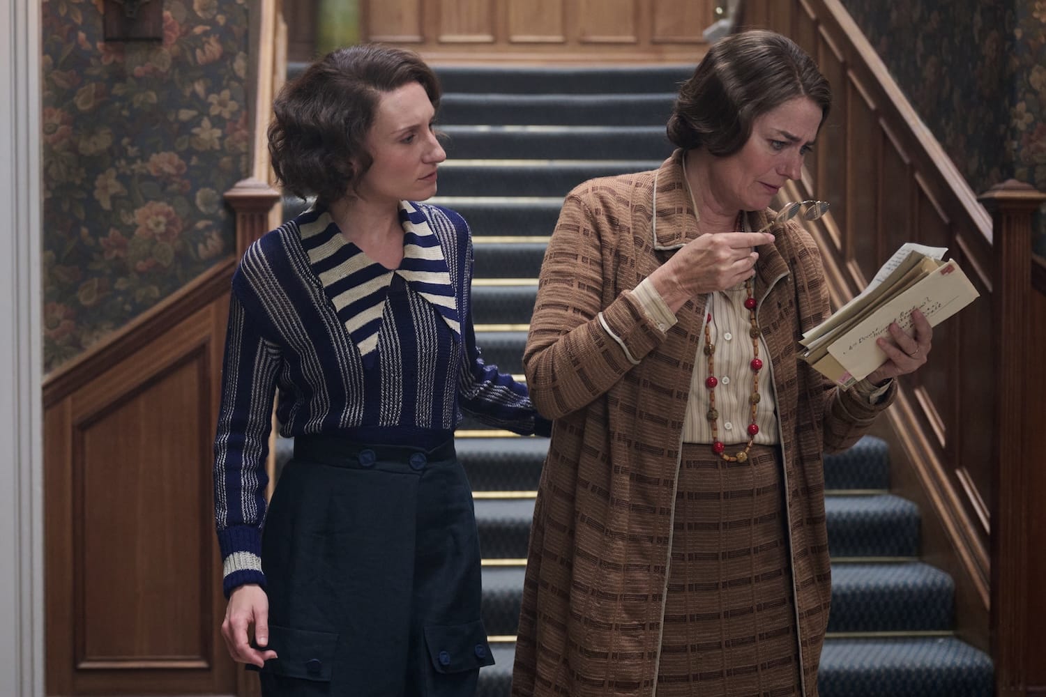 Bessie Carter and Anna Chancellor in "Outrageous"