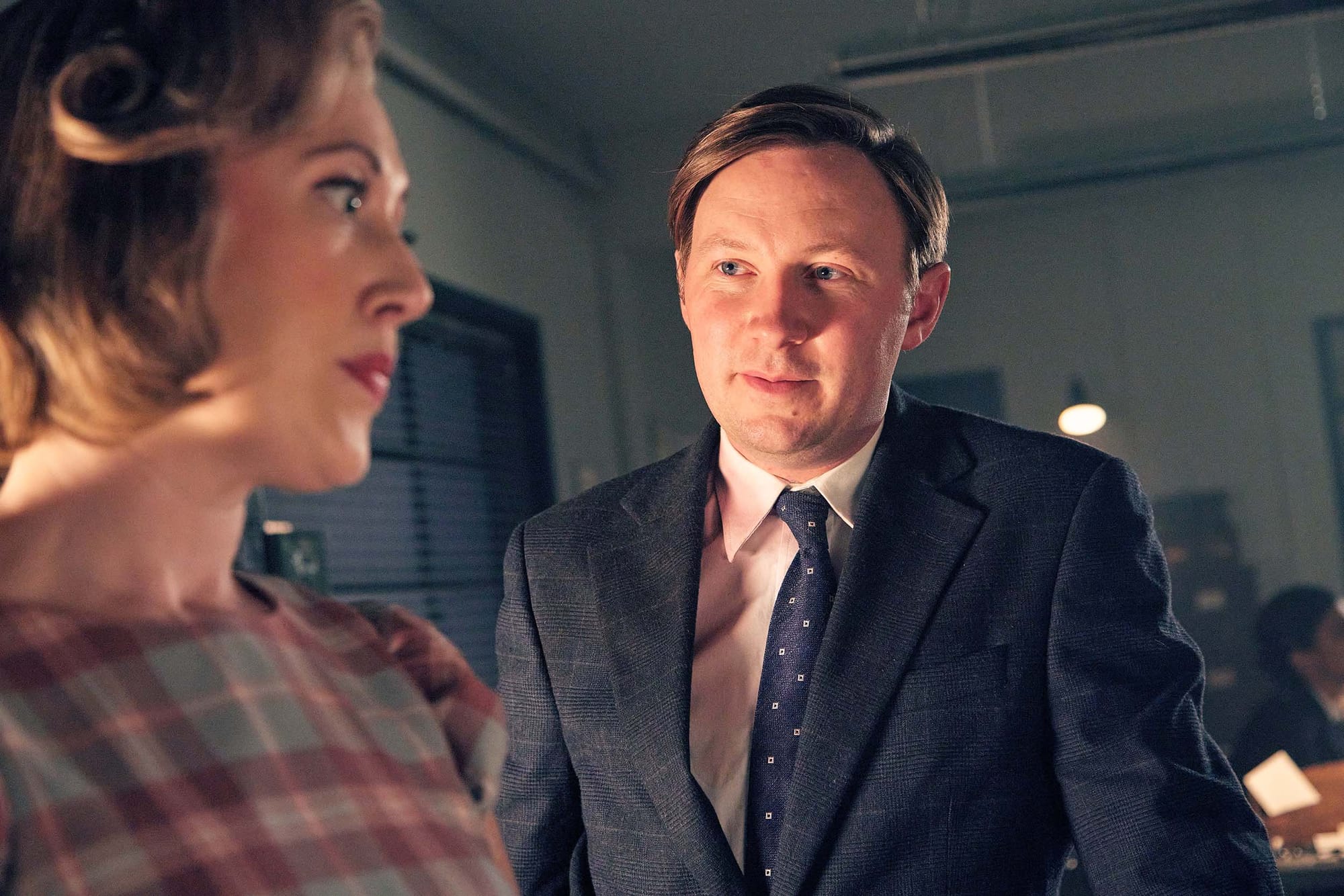 Melissa Johns and Bradley Hall in 'Grantchester' Season 10