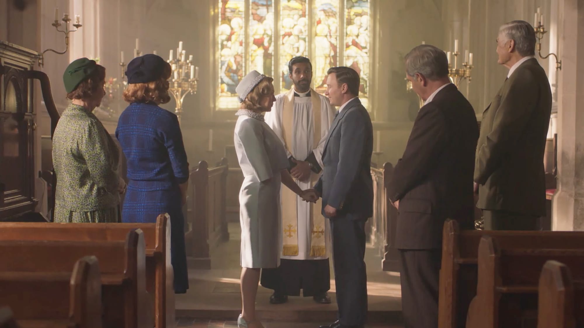 Tessa Peake-Jones, Kacey Ainsworth, Melissa Johns, Rishi Nair, Bradley Hall, Robson Green, and Nick Brimble in 'Grandchester' Season 10