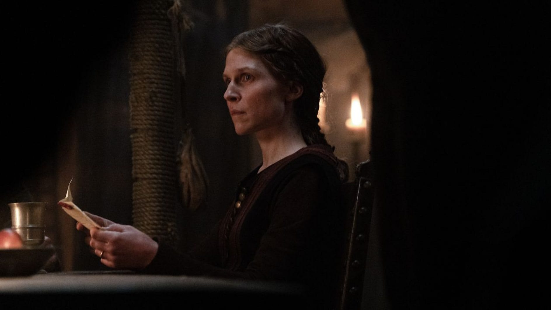 Clémence Poésy as Matilda in 'King &amp; Conqueror'