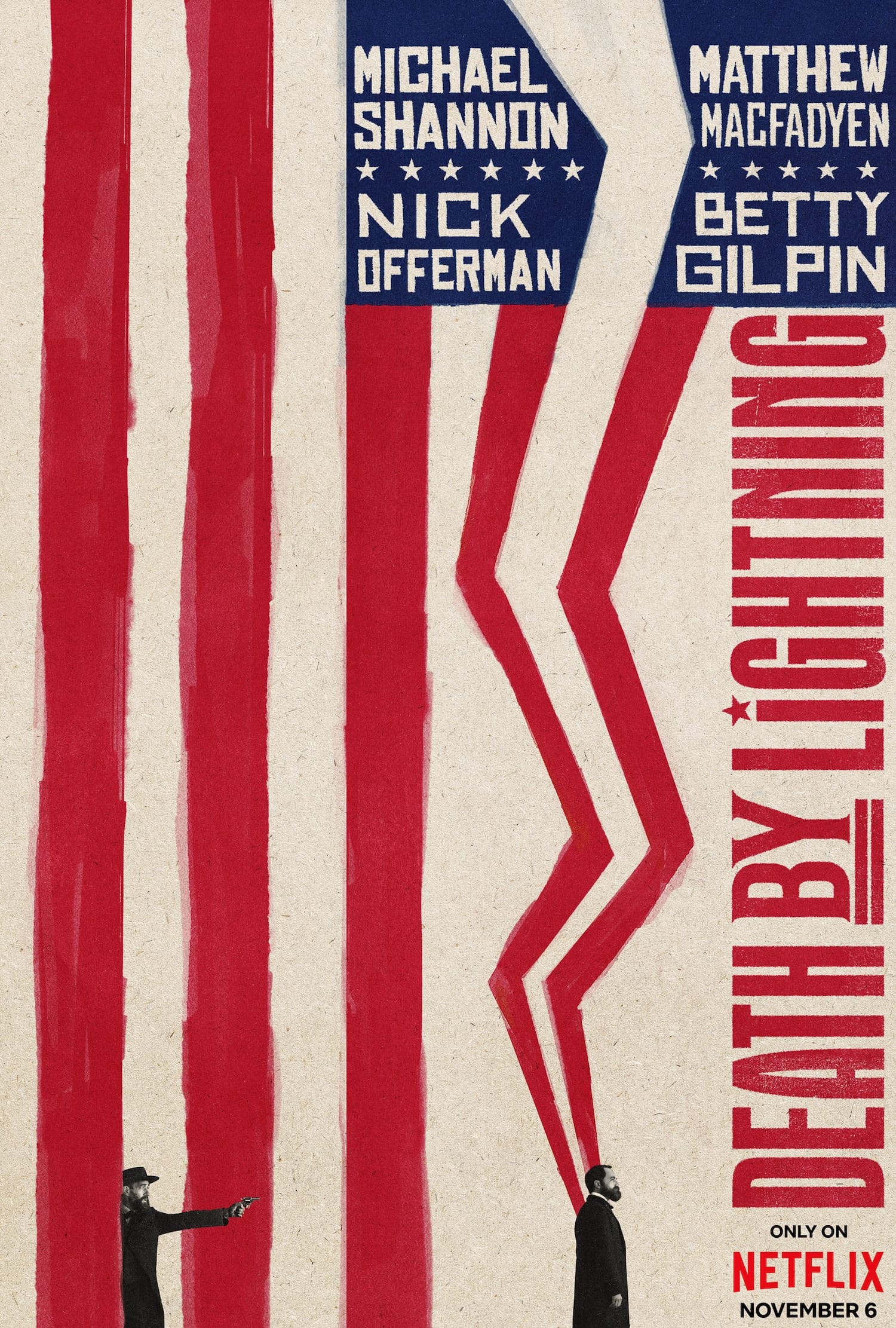 Teaser poster for "Death by Lightning"