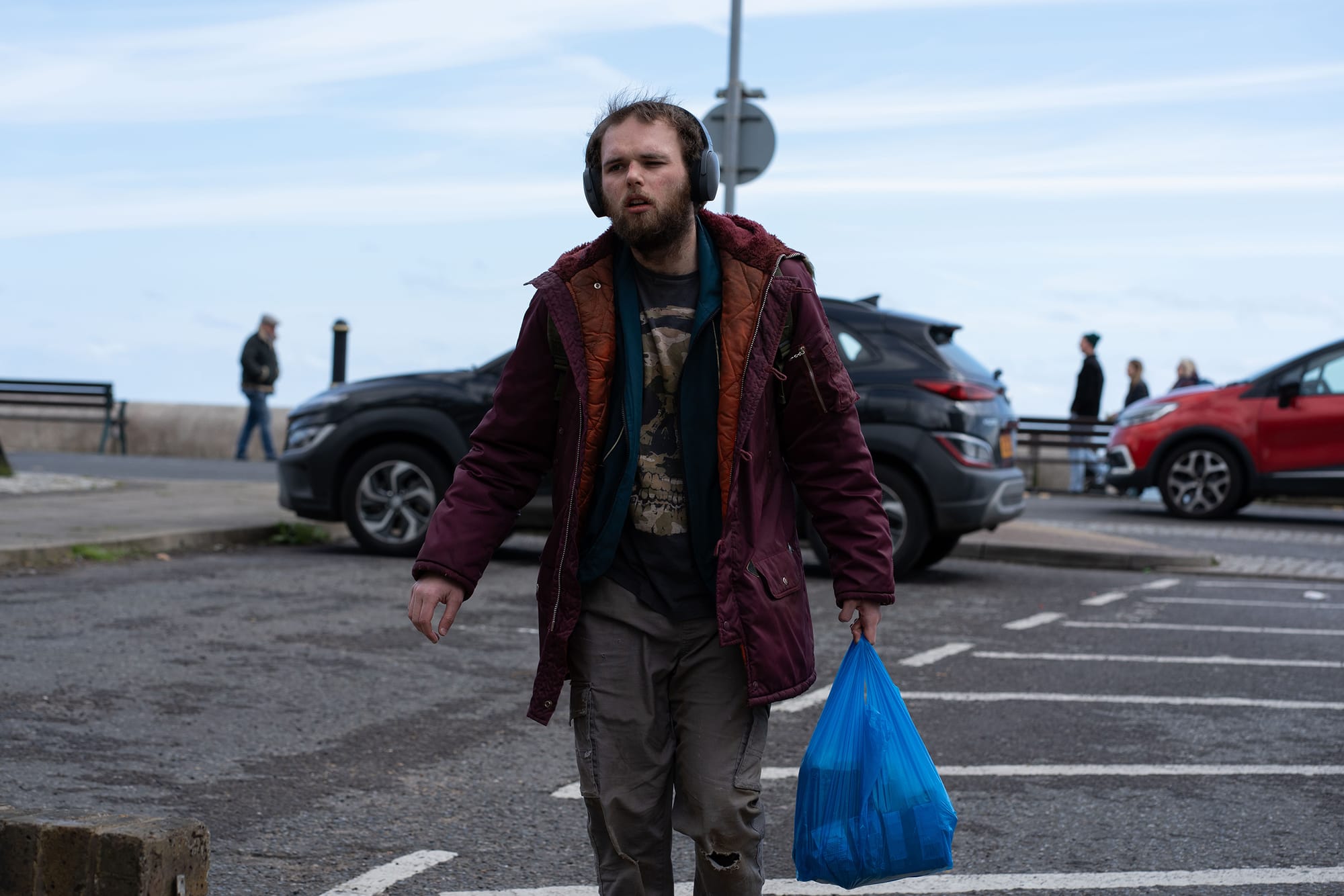 Maximilian Fairley as Marty Baines in 'Unforgotten' Season 6