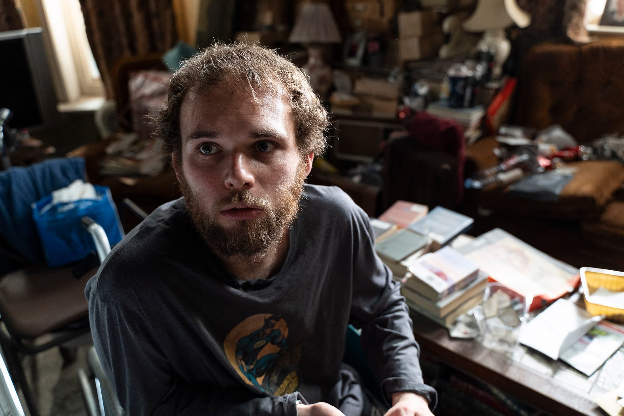 Maximilian Fairley as Marty Baines in 'Unforgotten' Season 6