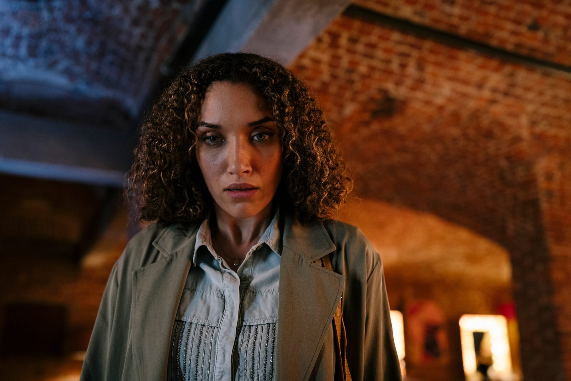 Keturah Chambers as Georgina Galvin in 'Professor T' Season 4