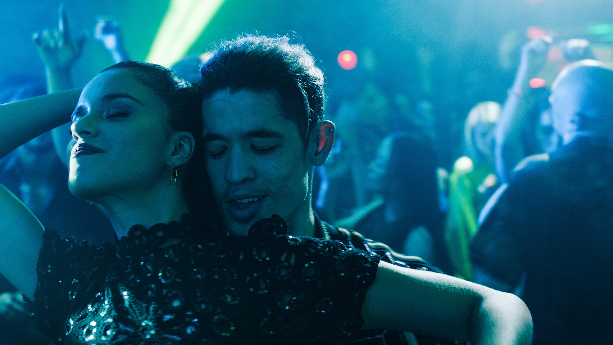 Hiba Bennani and Christopher Chung in 'Slow Horses' Season 5