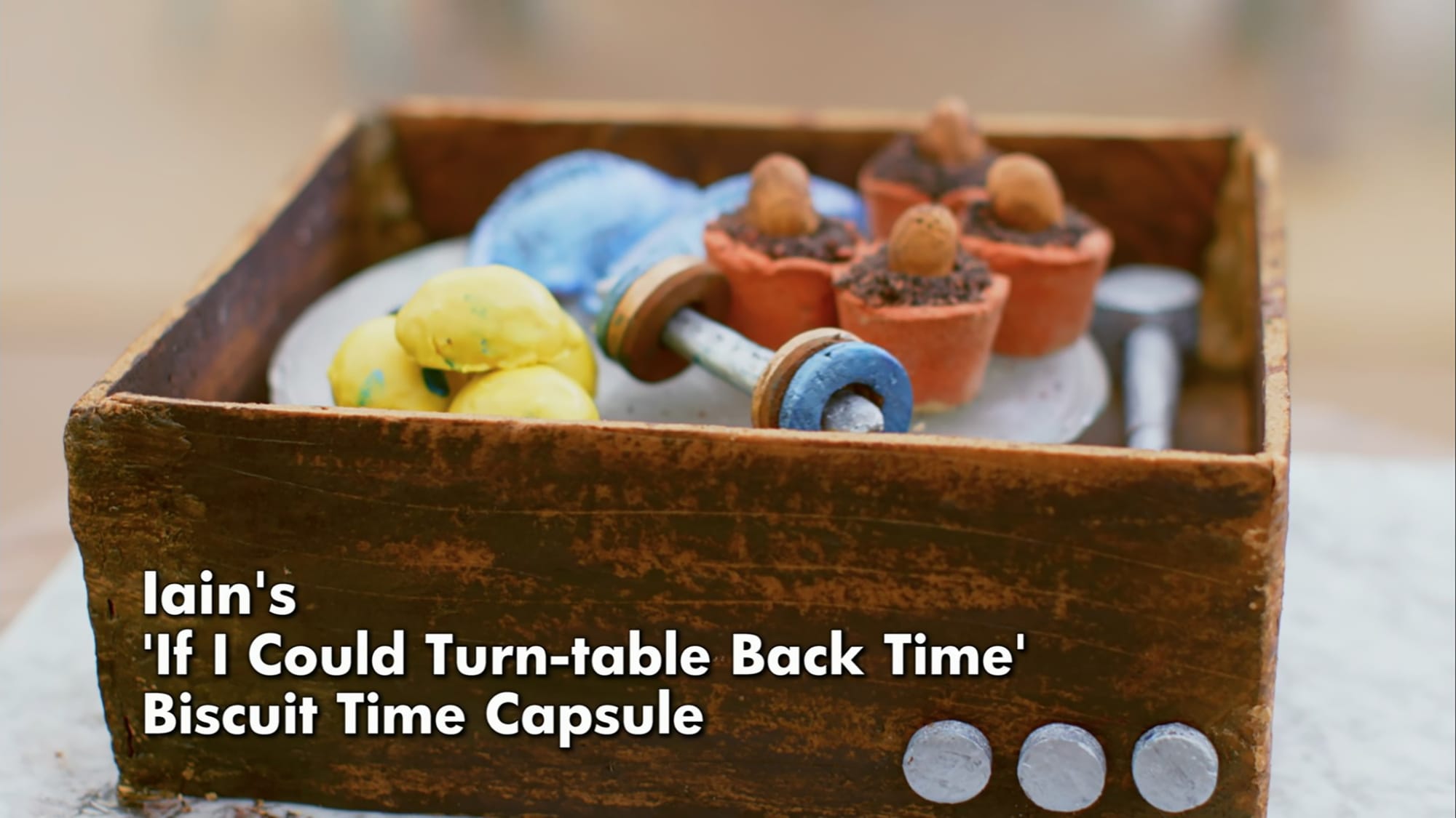 Iain's If I Could Turn-table Back Time Showstopper from The Great British Baking Show Season 16's Biscuit Week