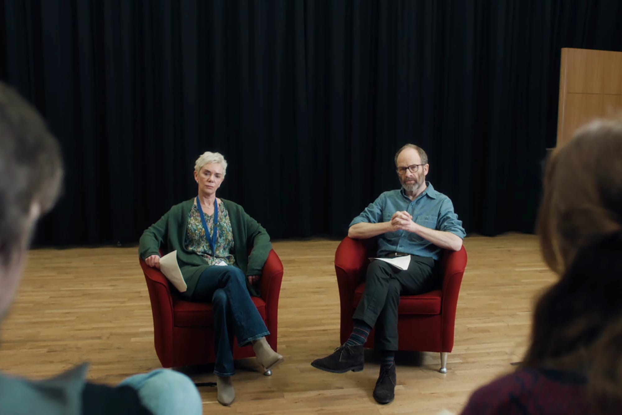 Victoria Hamilton and Adrian Rawlins in 'Unforgotten' Season 6