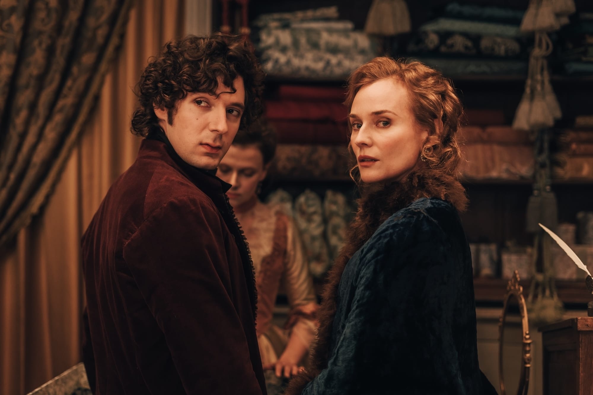 Vincent Lacoste and Diane Kruger in "The Seduction"