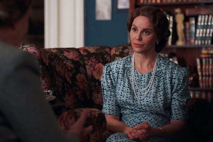 Sofia Helin as Crown Princess Martha in 'Atlantic Crossing'