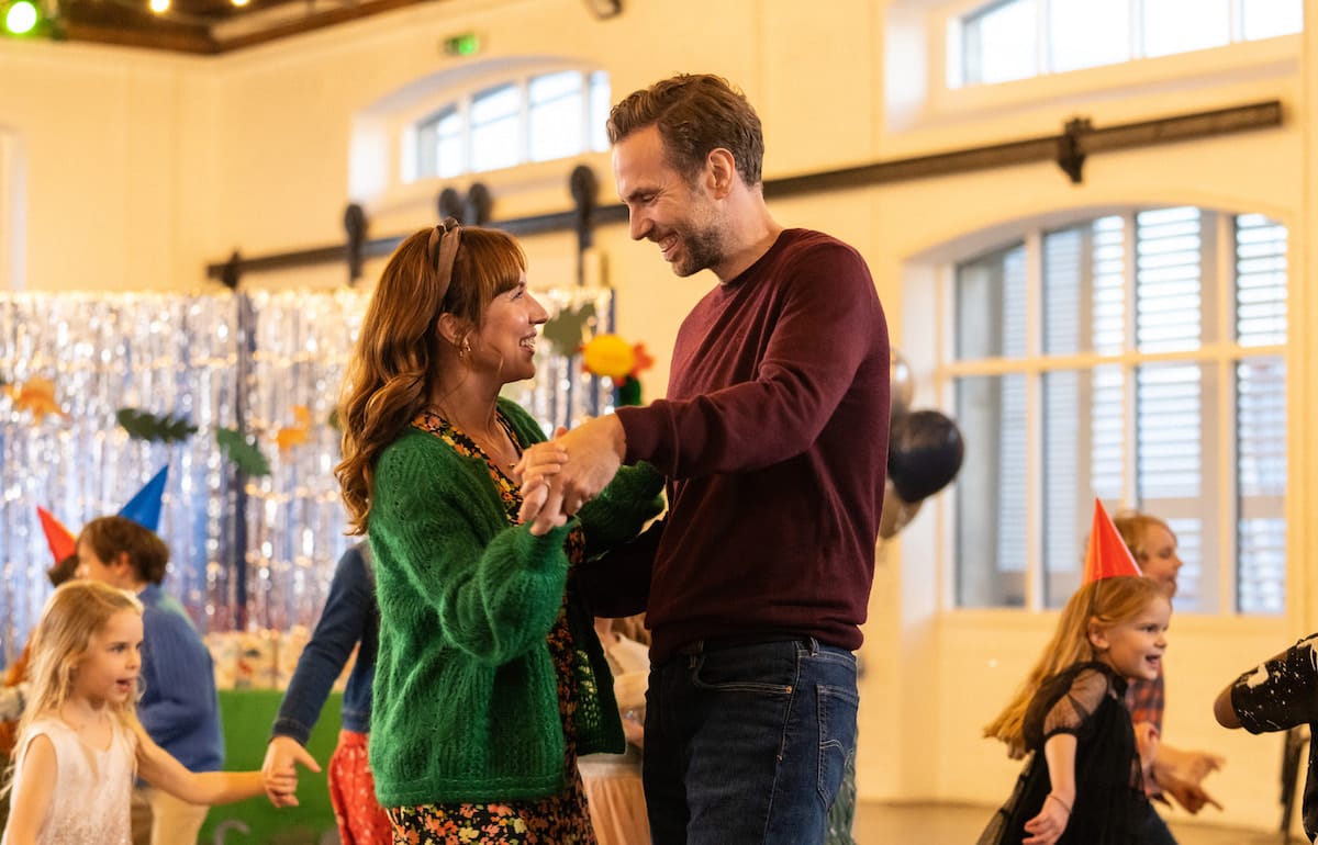 Rafe Spall and Esther Smith in 'Trying' Season 2